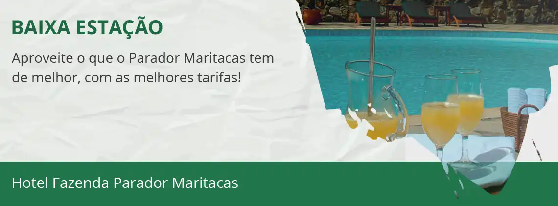 Pacotes e Tarifas - Baixa Estação - Hotel Fazenda Parador Maritacas