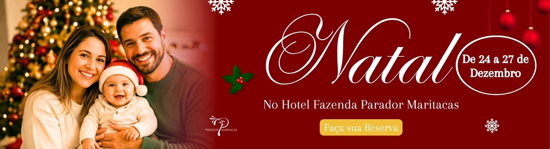 Natal 2026 - Hotel Fazenda Parador Maritacas